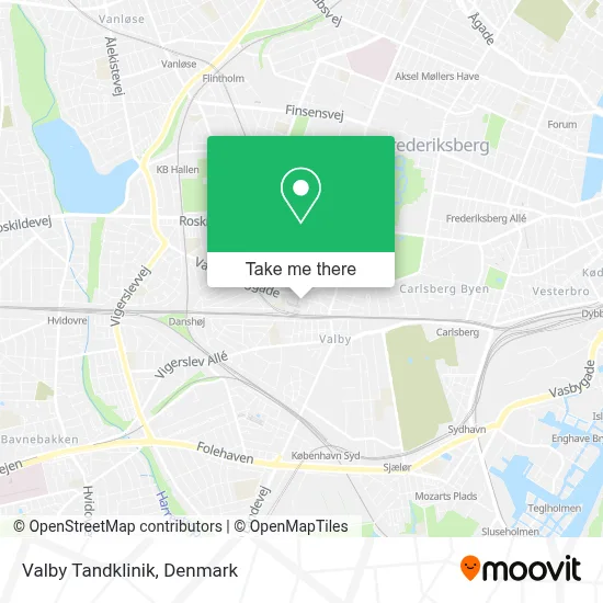 Valby Tandklinik map