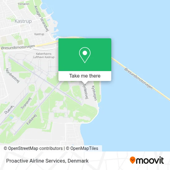 Proactive Airline Services map