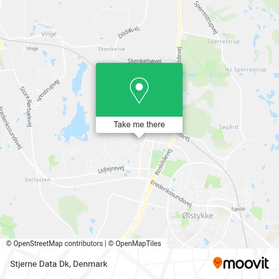 Stjerne Data Dk map