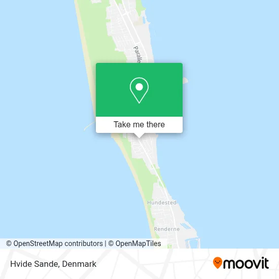 Hvide Sande map