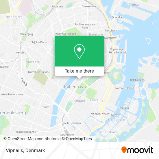 Vipnails map