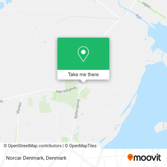 Norcar Denmark map