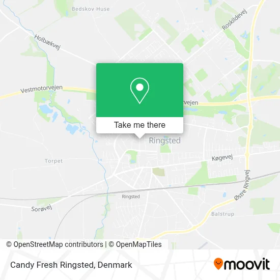 Candy Fresh Ringsted map