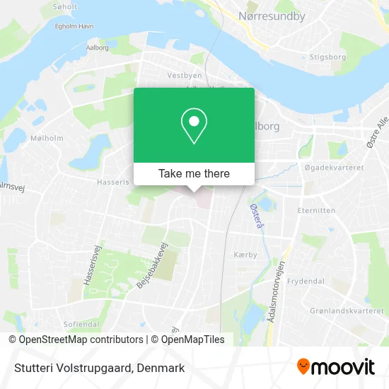 Stutteri Volstrupgaard map