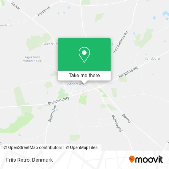 Friis Retro map