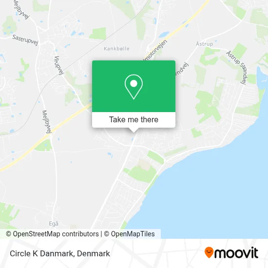 Circle K Danmark map