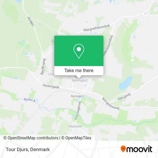 Tour Djurs map