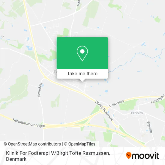 Klinik For Fodterapi V / Birgit Tofte Rasmussen map