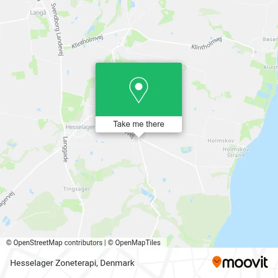 Hesselager Zoneterapi map