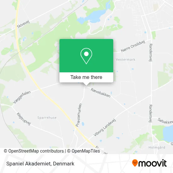 Spaniel Akademiet map