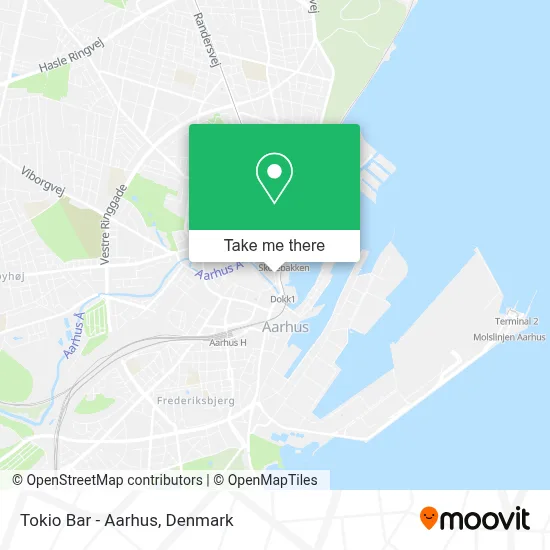 Tokio Bar - Aarhus map