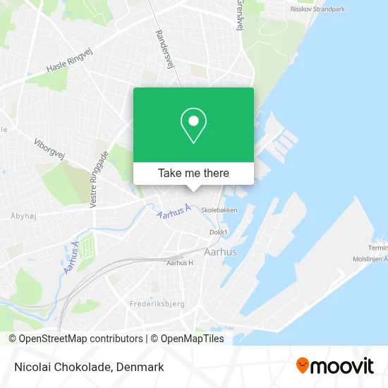 Nicolai Chokolade map