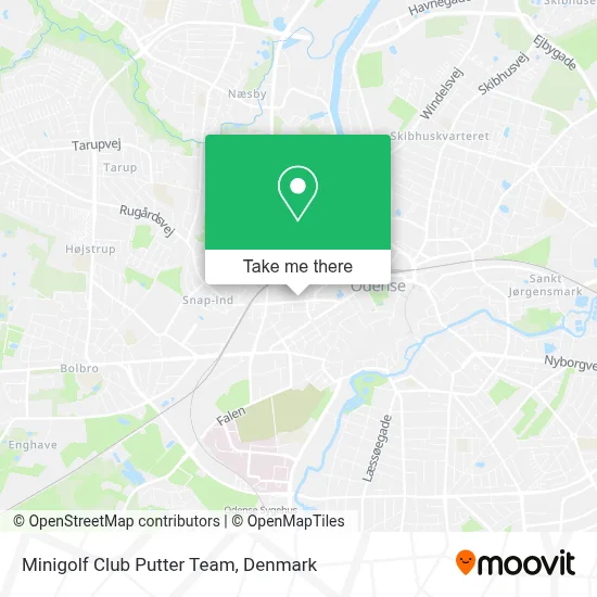 Minigolf Club Putter Team map