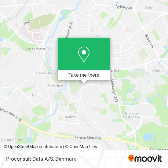 Proconsult Data A/S map