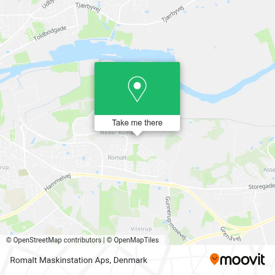Romalt Maskinstation Aps map