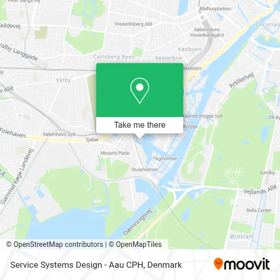 Service Systems Design - Aau CPH map
