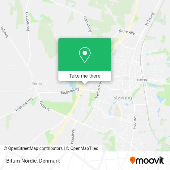 Bitum Nordic map