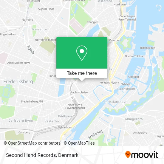 Second Hand Records map
