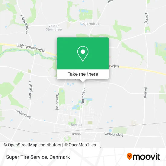 Super Tire Service map