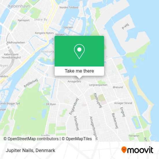Jupiter Nails map