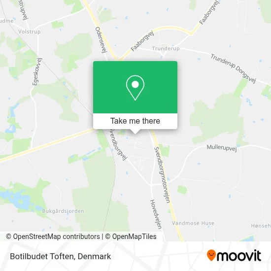 Botilbudet Toften map