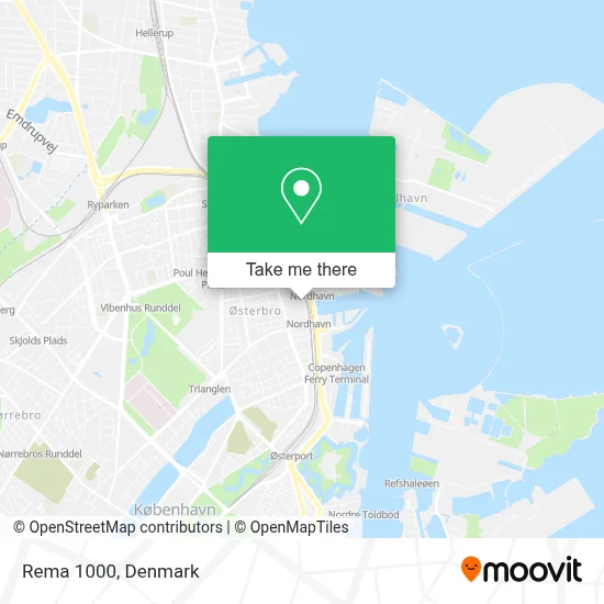 Rema 1000 map