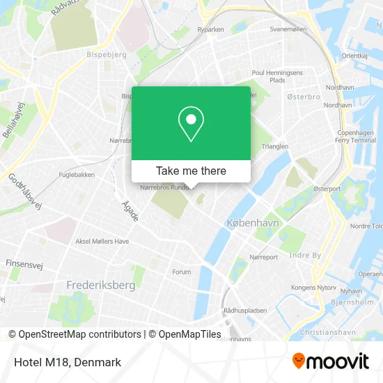 Hotel M18 map