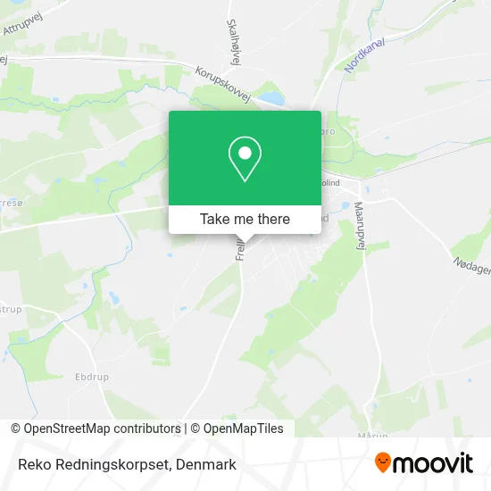 Reko Redningskorpset map
