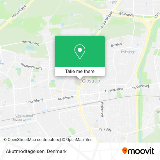 Akutmodtagelsen map