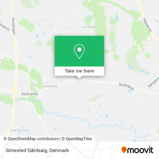 Simested Gårdsalg map
