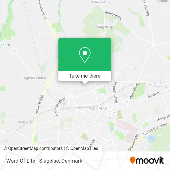 Word Of Life - Slagelse map