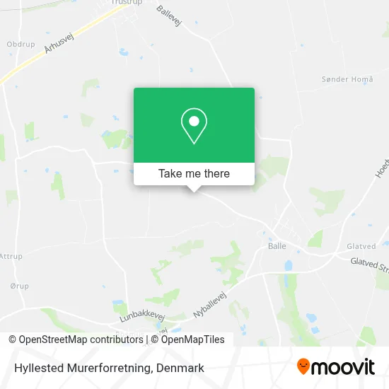 Hyllested Murerforretning map