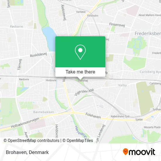Brohaven map