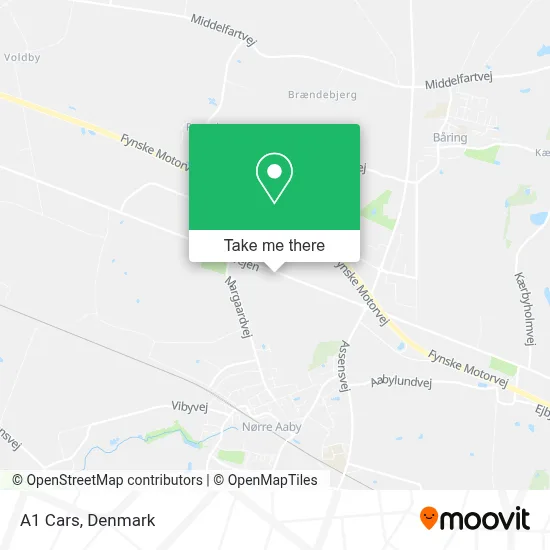 A1 Cars map