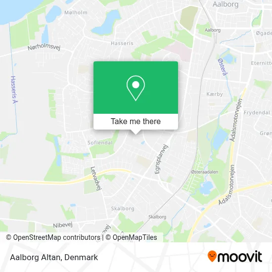 Aalborg Altan map
