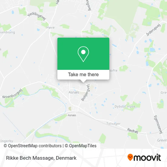 Rikke Bech Massage map