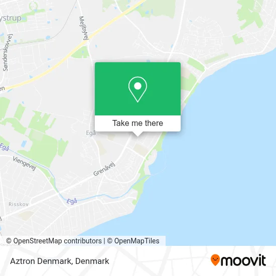 Aztron Denmark map