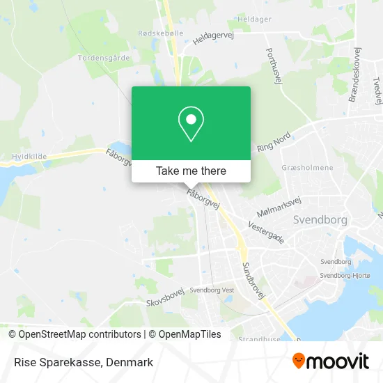 Rise Sparekasse map