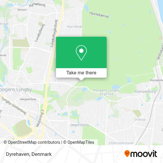 Dyrehaven map
