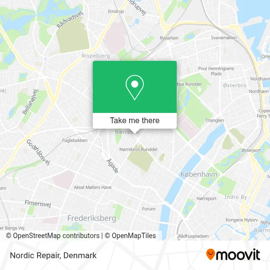 Nordic Repair map
