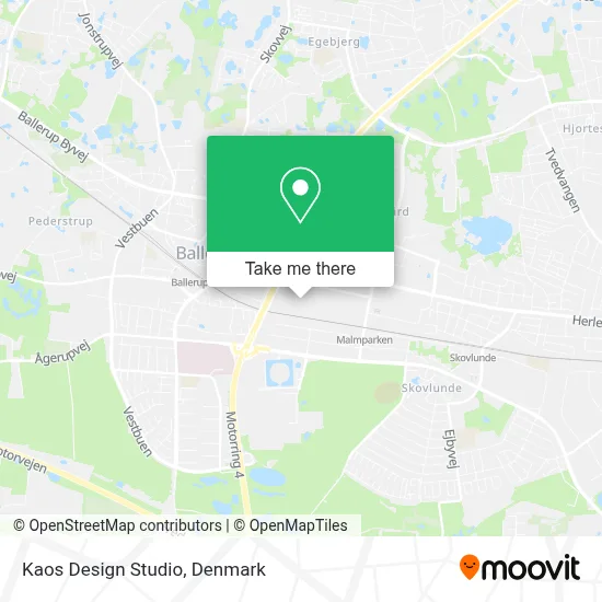Kaos Design Studio map