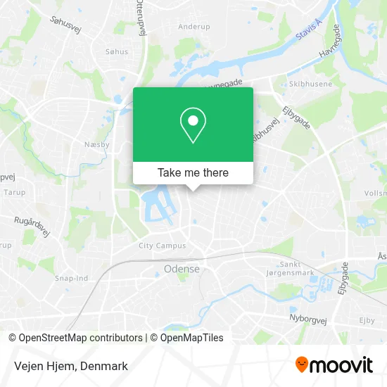 Vejen Hjem map