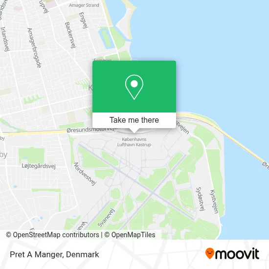 Pret A Manger map