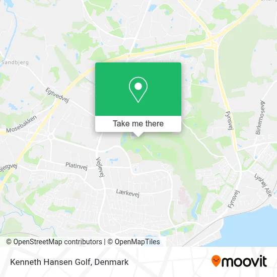 Kenneth Hansen Golf map