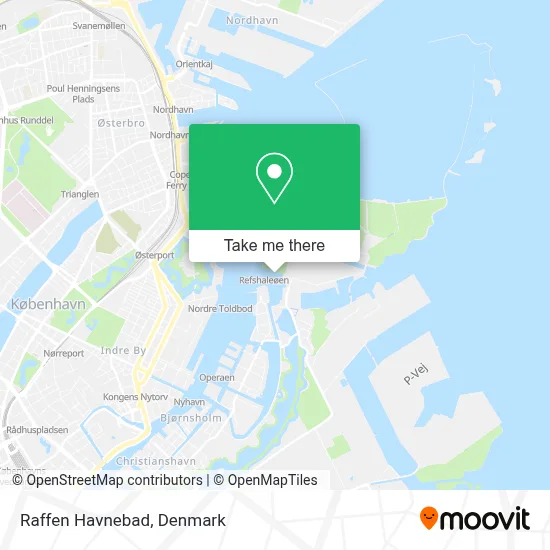 Raffen Havnebad map