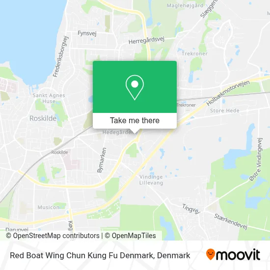 Red Boat Wing Chun Kung Fu Denmark map