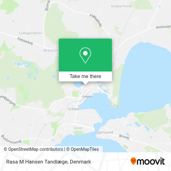 Rasa M Hansen Tandlæge map