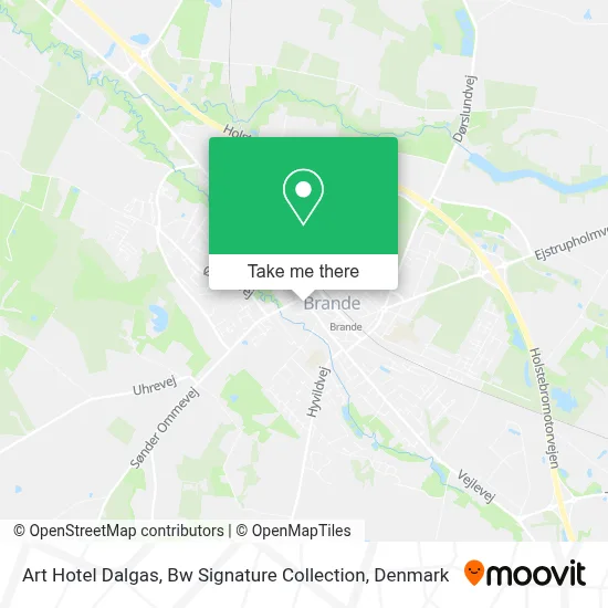 Art Hotel Dalgas, Bw Signature Collection map