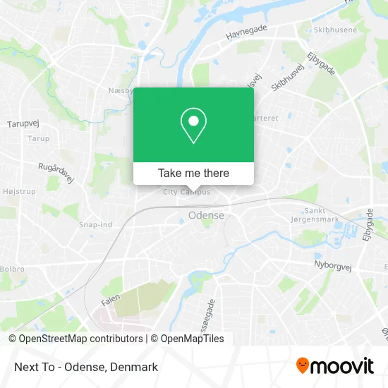 Next To - Odense map