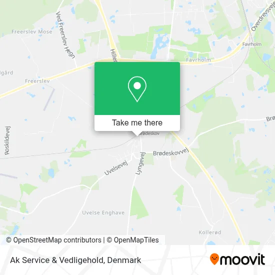 Ak Service & Vedligehold map
